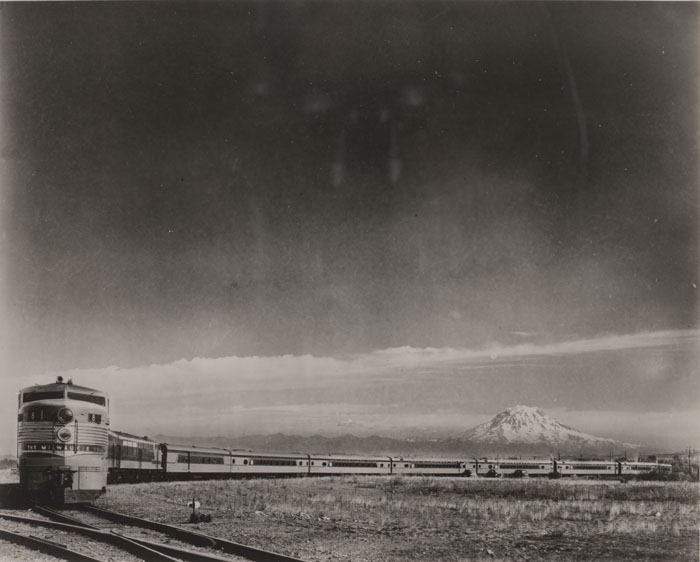 Milwaukee Road and Mount Rainier